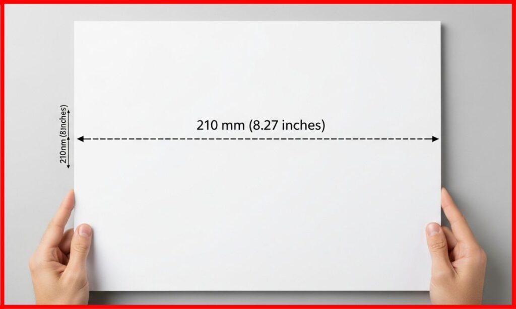 The Width of A4 Paper