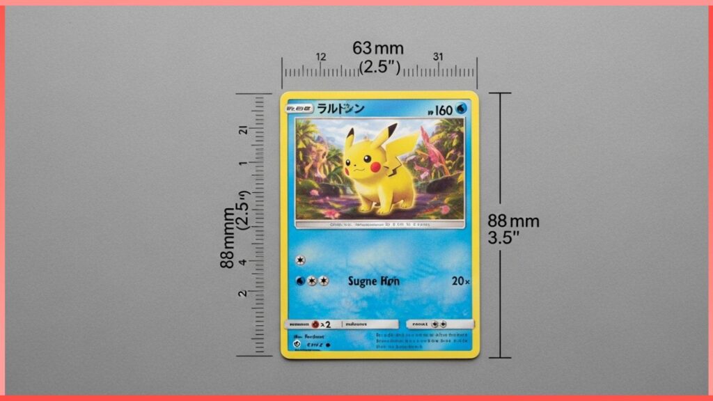 The Standard Pokémon Card Dimensions