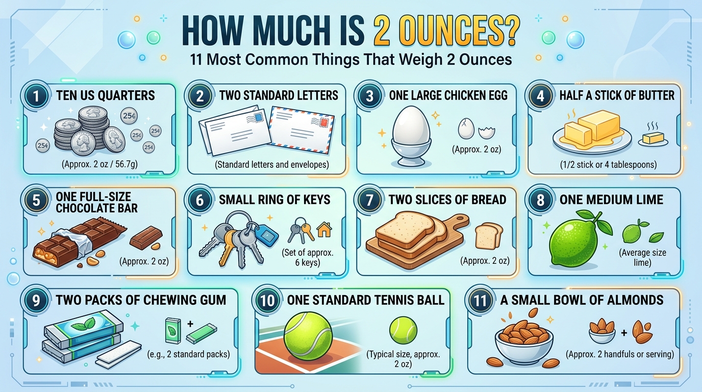 How Much Is 2 Ounces