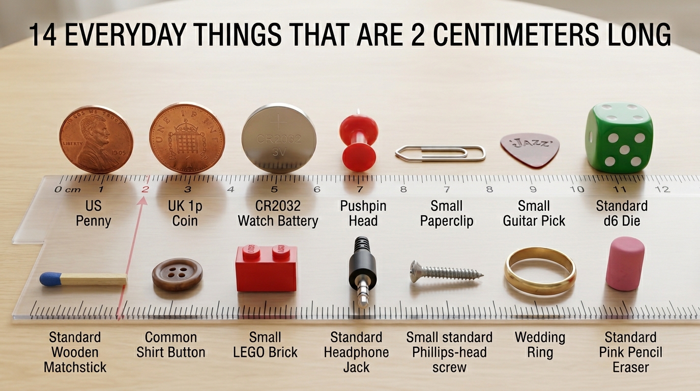 2 Centimeters Long