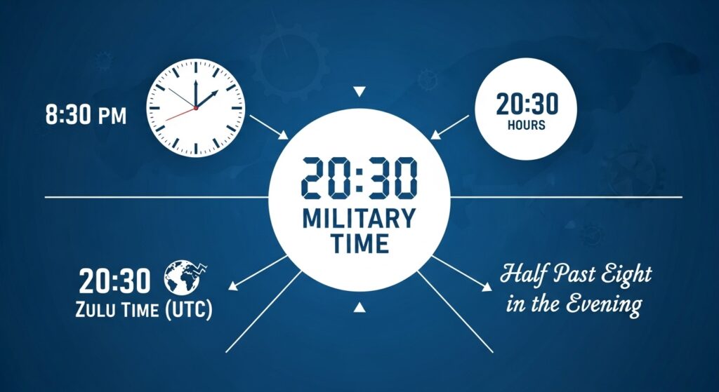 What Is 20:30 Military Time