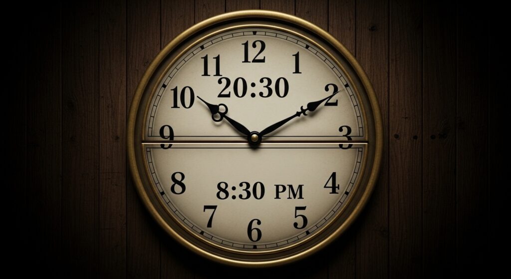 What Is 20:30 Military Time