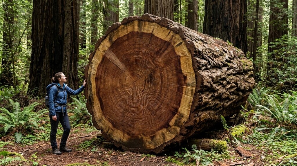 A Redwood Tree Segment