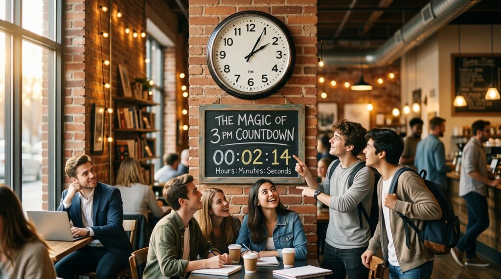 Countdown to 3 PM