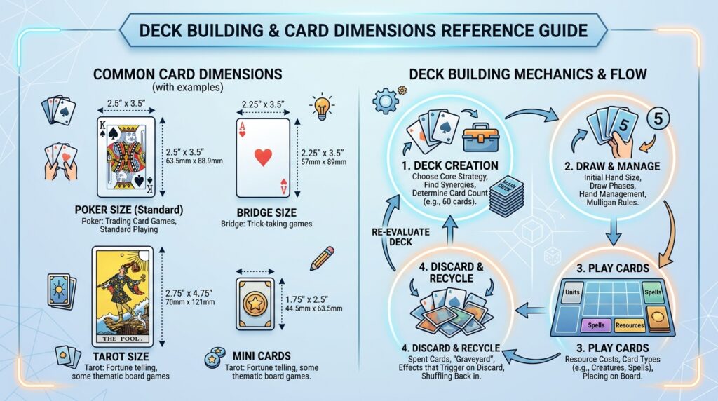Deck Building and Card Dimensions