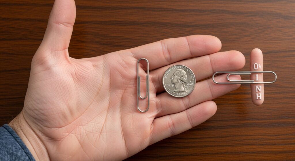 How to estimate 1 inch