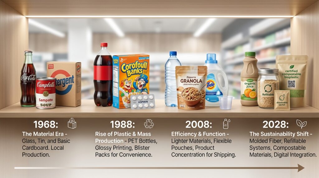 Packaging Evolution Since 1968