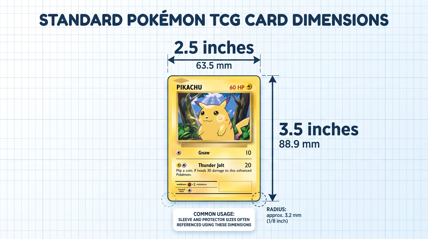 Pokémon Card Dimensions