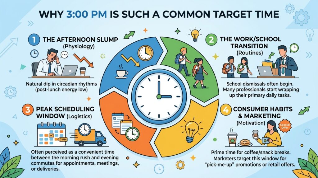 Why 3 PM Is Such a Common Target Time
