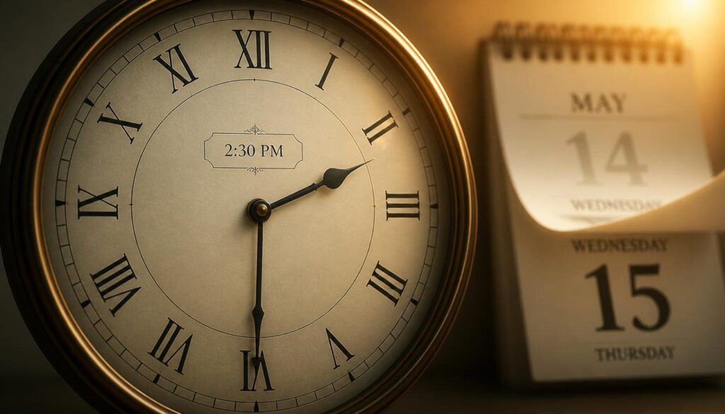 2:30 PM When the Date Changes?
