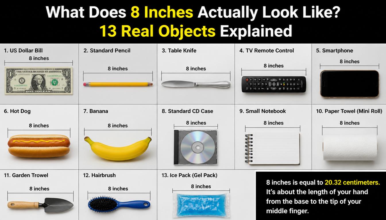 8 Inches Actually Look Like