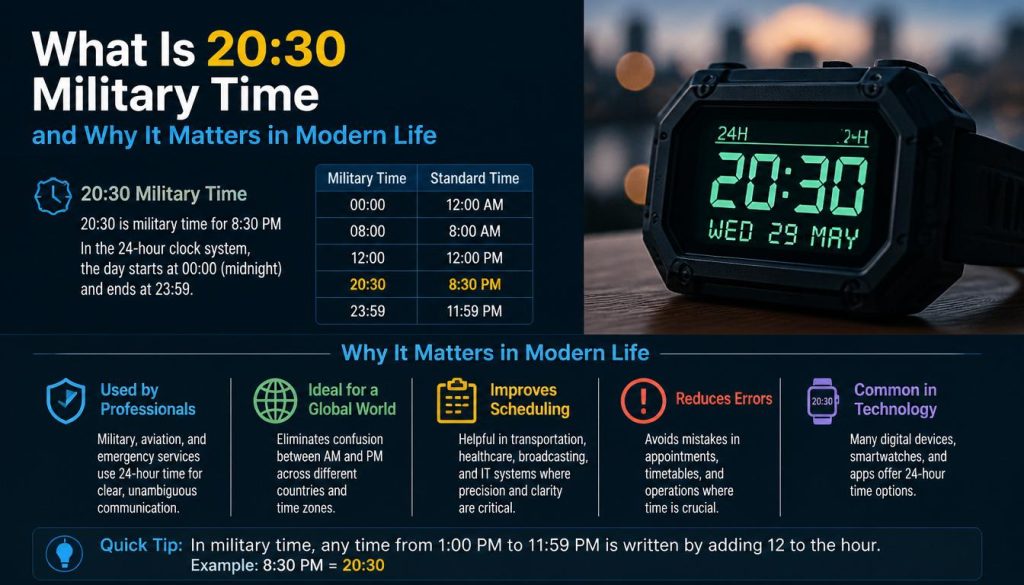 What Is 20:30 Military