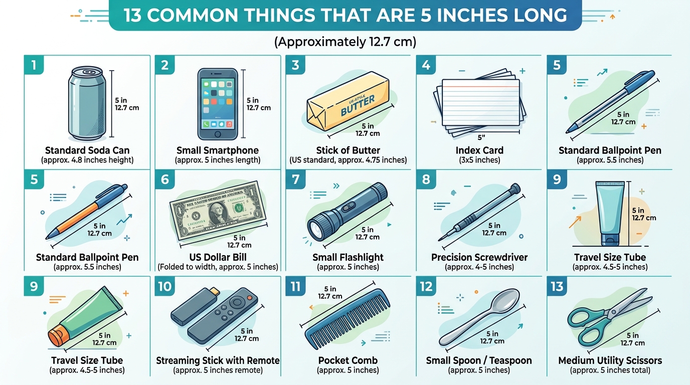5 Inches Long